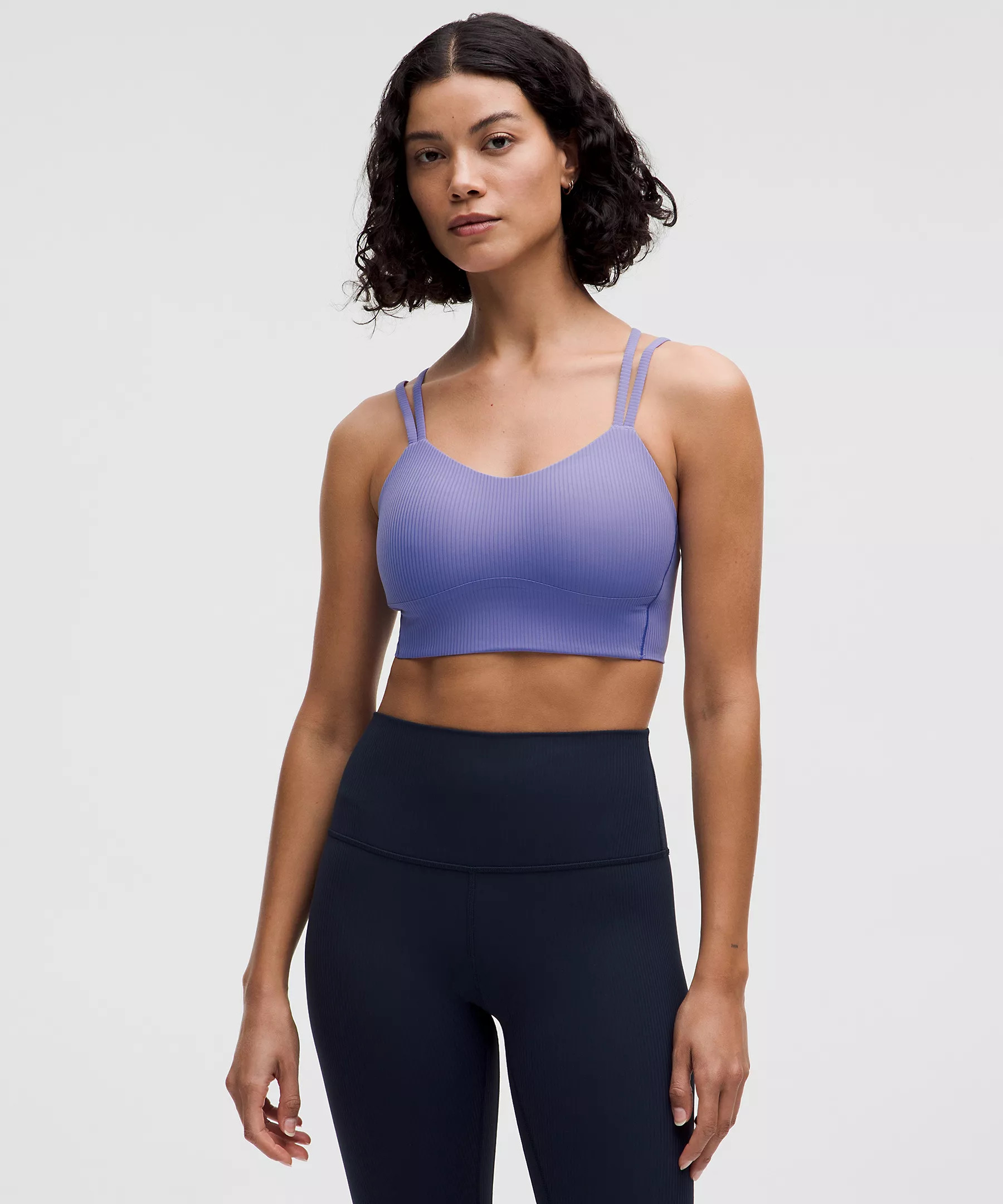 Like a Cloud Ribbed Longline Bra *Light Support, B/C Cup | Women's Bras | lululemon | Lululemon (US)