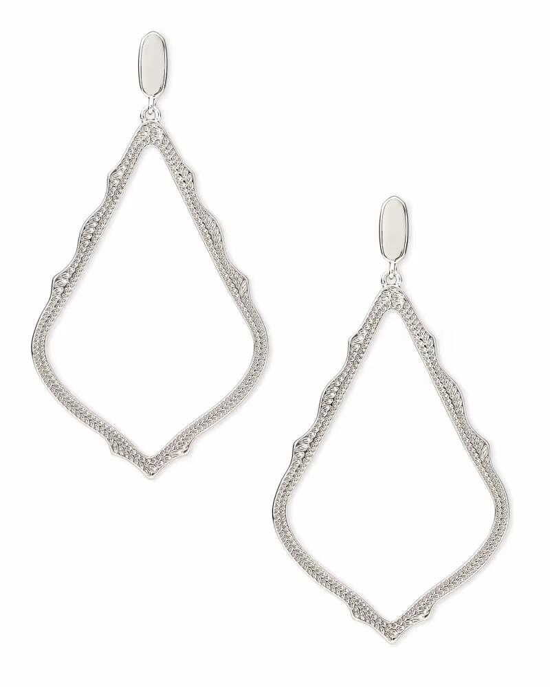 Sophee Clip On Drop Earrings in Silver | Kendra Scott