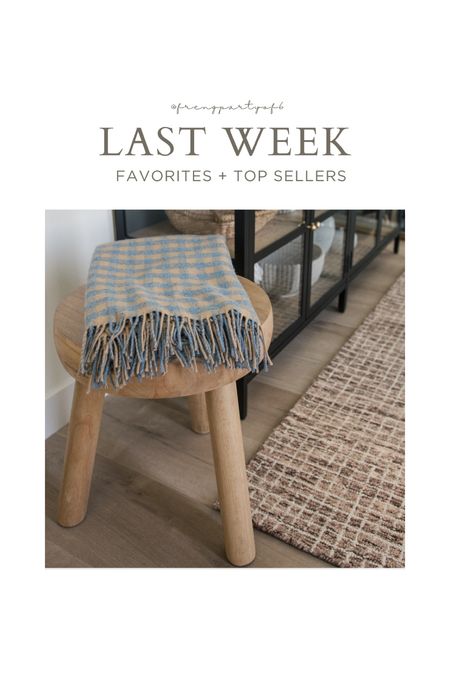 Top seller from last week, my wood ottoman/stool! Still on sale and 25% off  

#LTKfindsunder100 #LTKhome #LTKsalealert