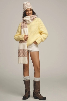 Pilcro Chunky Turtleneck Pullover Sweater | Anthropologie (US)