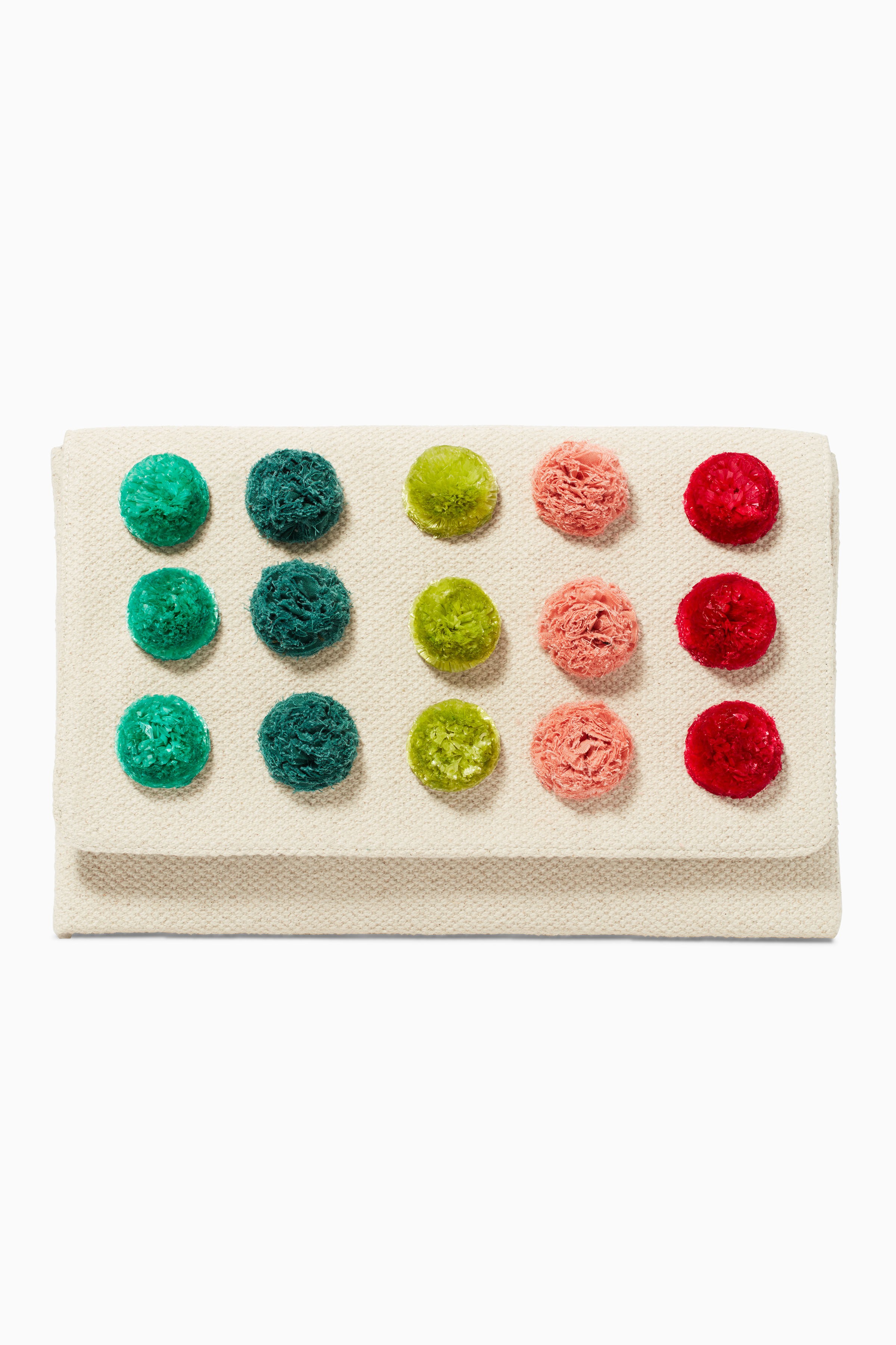 St Barths Clutch - Multi Pom P... | Stella & Dot (US)