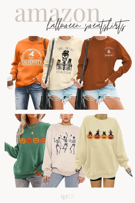 Halloween Sweatshirts from Amazon 🎃

#LTKHalloween #LTKfindsunder50 #LTKSeasonal