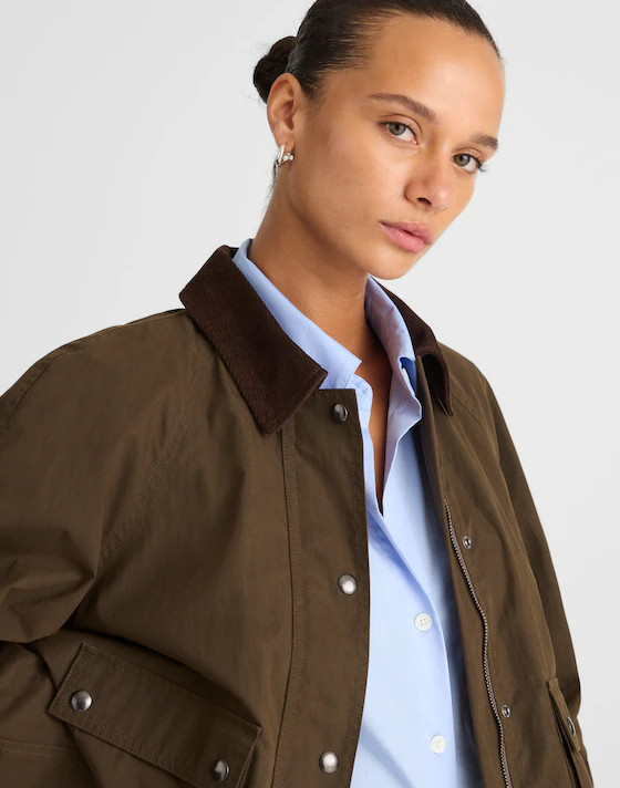 Waxed Zip-Front Jacket | Madewell | Madewell