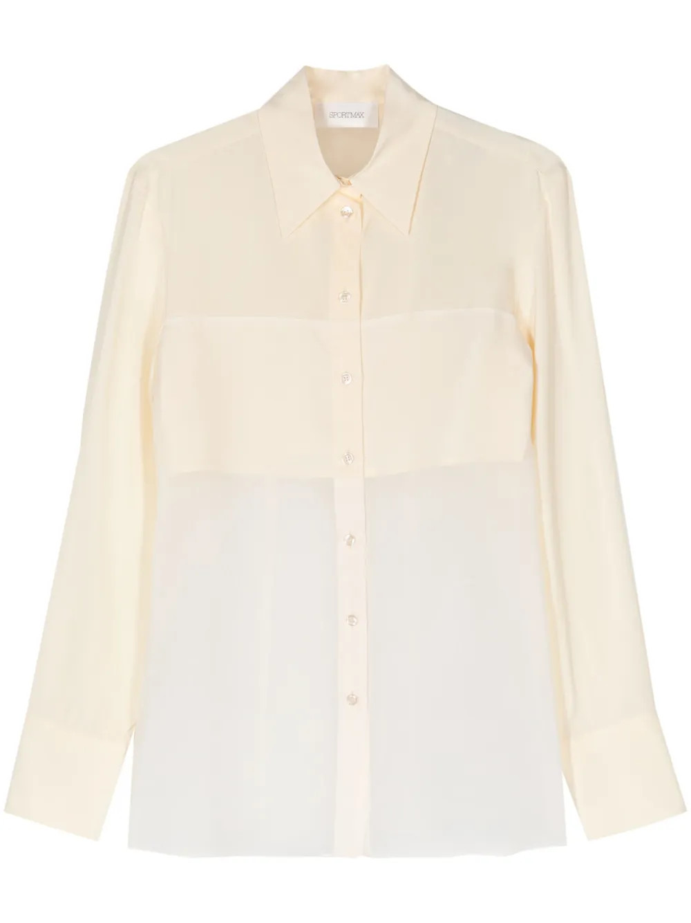 Sportmax Boa Panelled Shirt - Farfetch | Farfetch Global
