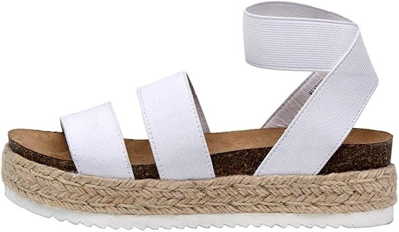 CUSHIONAIRE Women's Mandy Cork Espadrille Wedge Sandal | Amazon (US)