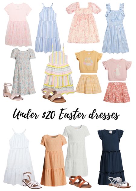 Under $20 Easter dresses!  Most are under $10!  So cute and perfect for spring and summer.  

#LTKstyletip #LTKbaby #LTKkids