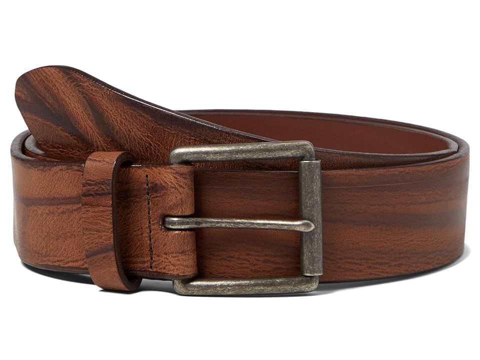 Torino Leather Co. 38 mm Italian Shrunken Grain Kipskin Belt (Brown) Belts | Zappos