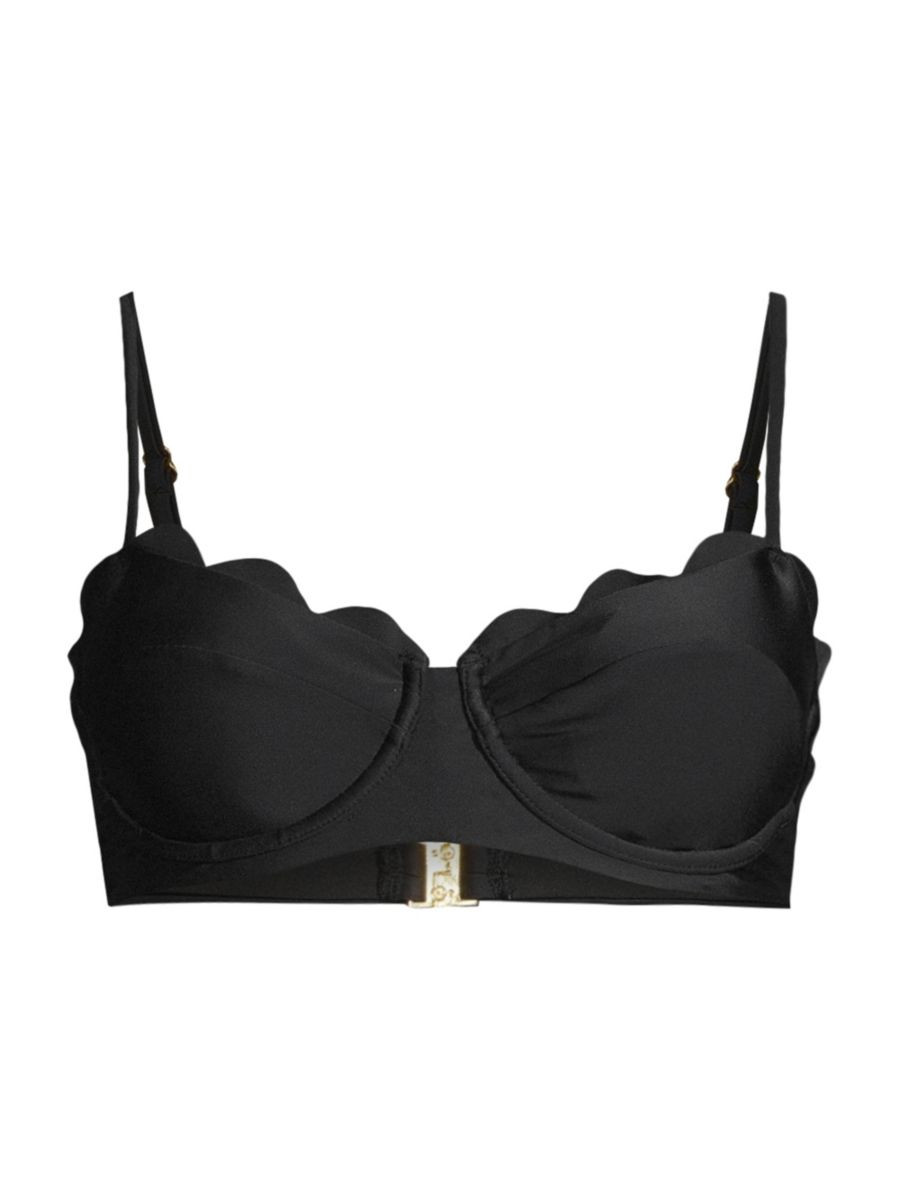 Leyla Scalloped Underwire Bikini Top | Saks Fifth Avenue
