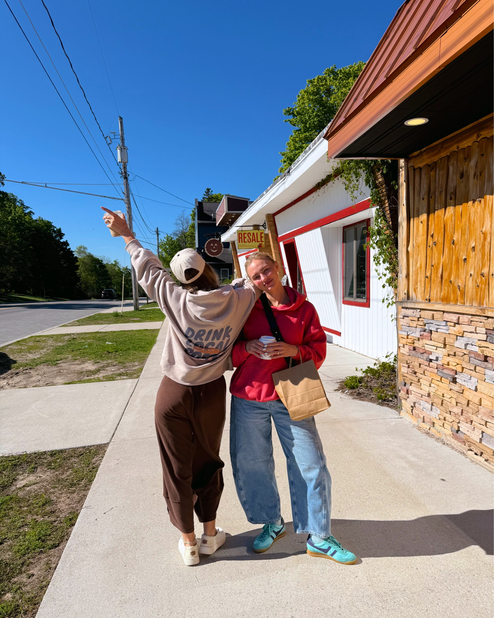 Coffee dates with bestie ❤️❤️❤️ everything runs true to size!

#LTKSaleAlert #LTKStyleTip