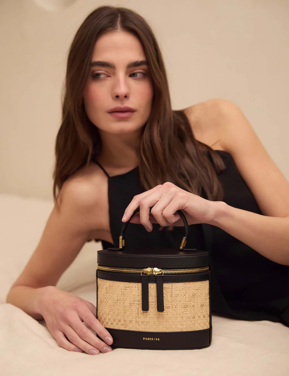 Prismatic Palm & Black Bag by PARIS/64 | PARIS/64