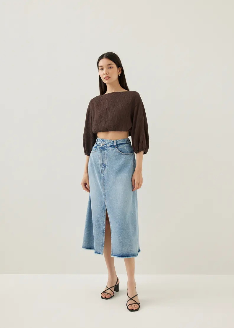 Thelma Elastic Puff Sleeve Top | Love, Bonito USA