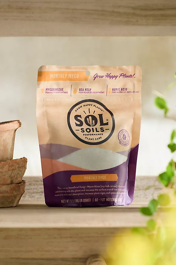 Sol Soils Monthly Myco Amendment in Orange, Size: 3 oz at Terrain | Terrain