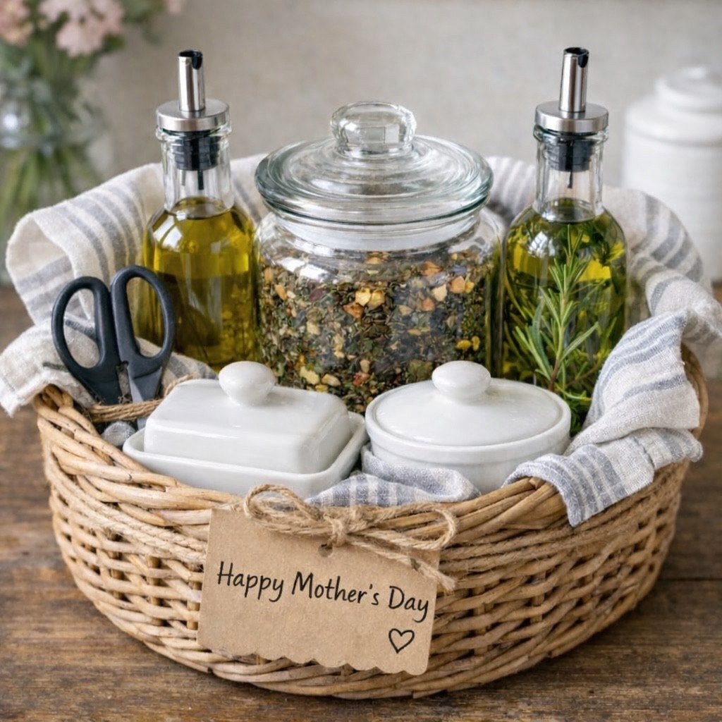 Celebrate Mother’s Day with a gift that feels thoughtful, cozy, and beautifully curated. 🌿✨
A charming kitchen gift basket filled with timeless essentials and natural textures is a perfect way to show love and appreciation. Practical, elegant, and full of warmth—just like mom deserves.

🛍️ Shop these Mother’s Day gift ideas on LTK and create a beautiful surprise she’ll truly love. #MothersDayGiftIdeas
#GiftIdeasForMom #KitchenDecor
#LTKHome

#LTKmomlife #LTKU #LTKHome