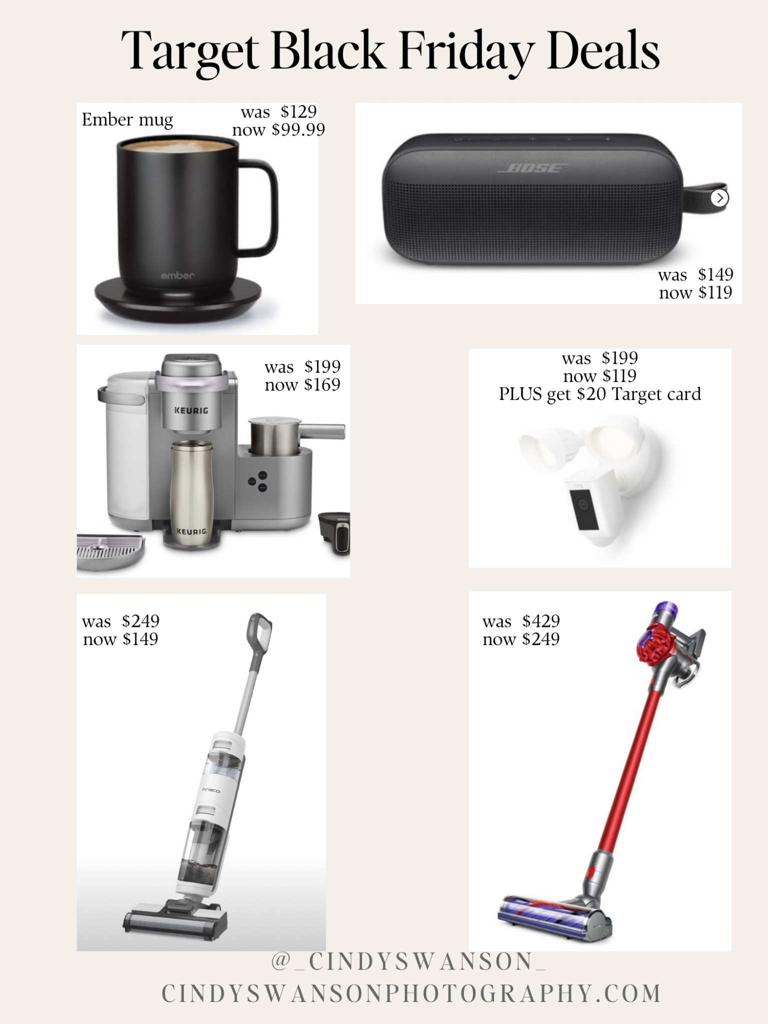 Black Friday great deals at Target


#LTKGiftGuide #LTKCyberWeek #LTKHoliday