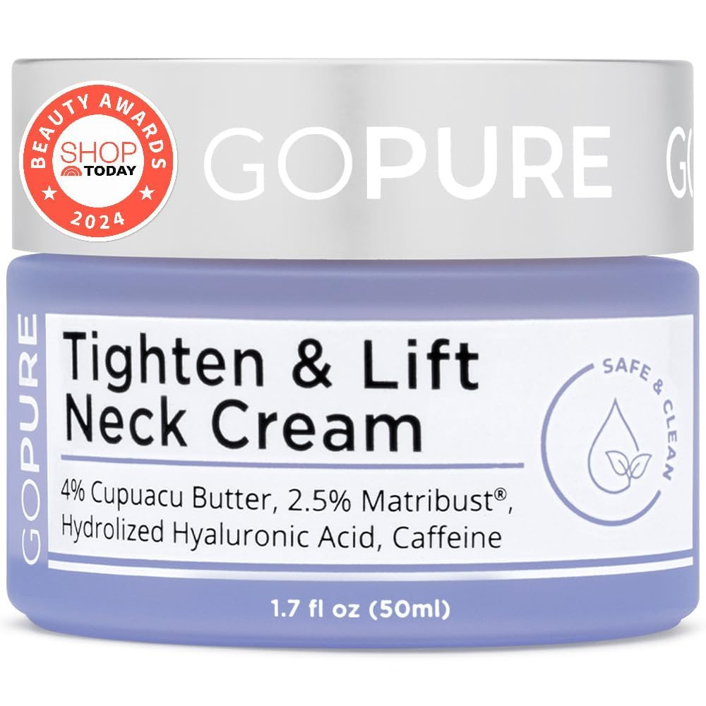 goPure Tighten & Lift Neck & Chest Moisturizer Cream for Visibly Firming, Tightening and Lifting ... | Amazon (US)