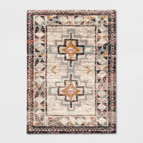 Indoor/Outdoor Geometric Shag Woven Rug - Opalhouse™ | Target