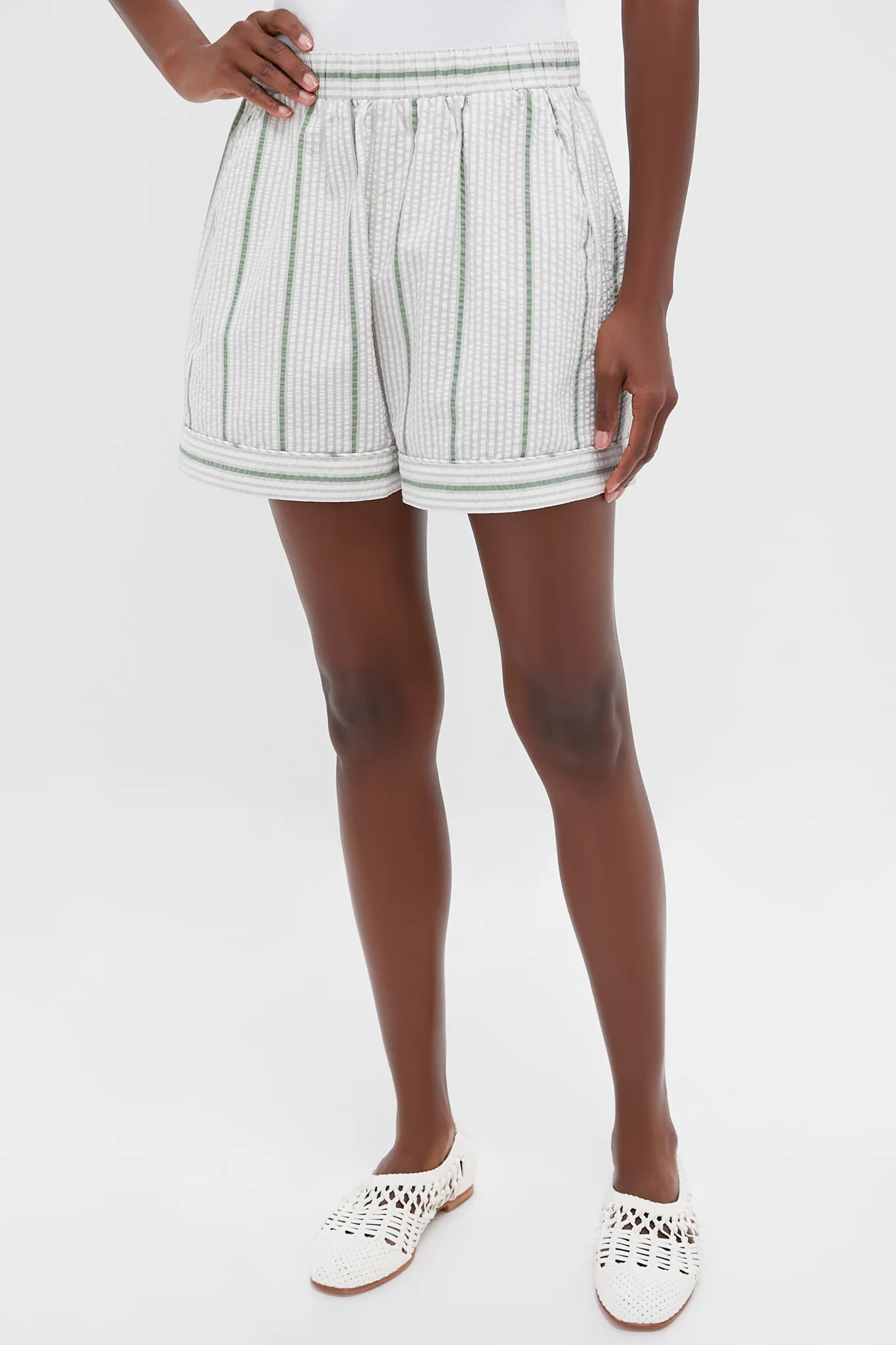 Mondego Stripe Seersucker Novah Short | Tuckernuck (US)