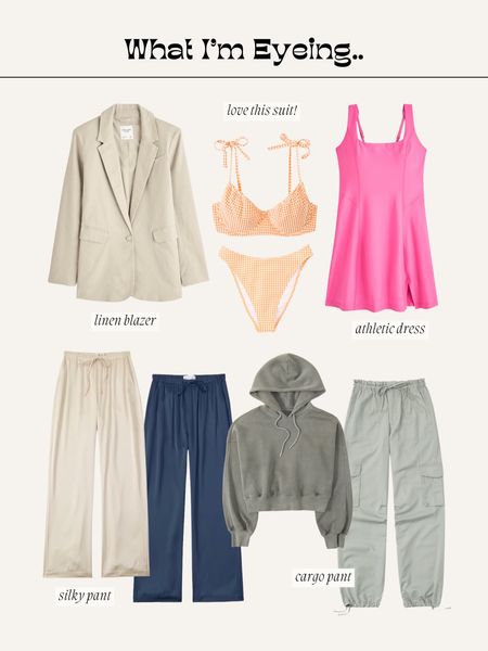 Some cute new arrivals for spring from Abercrombie! I wear size M in everything. Tts! 

#LTKstyletip #LTKunder100