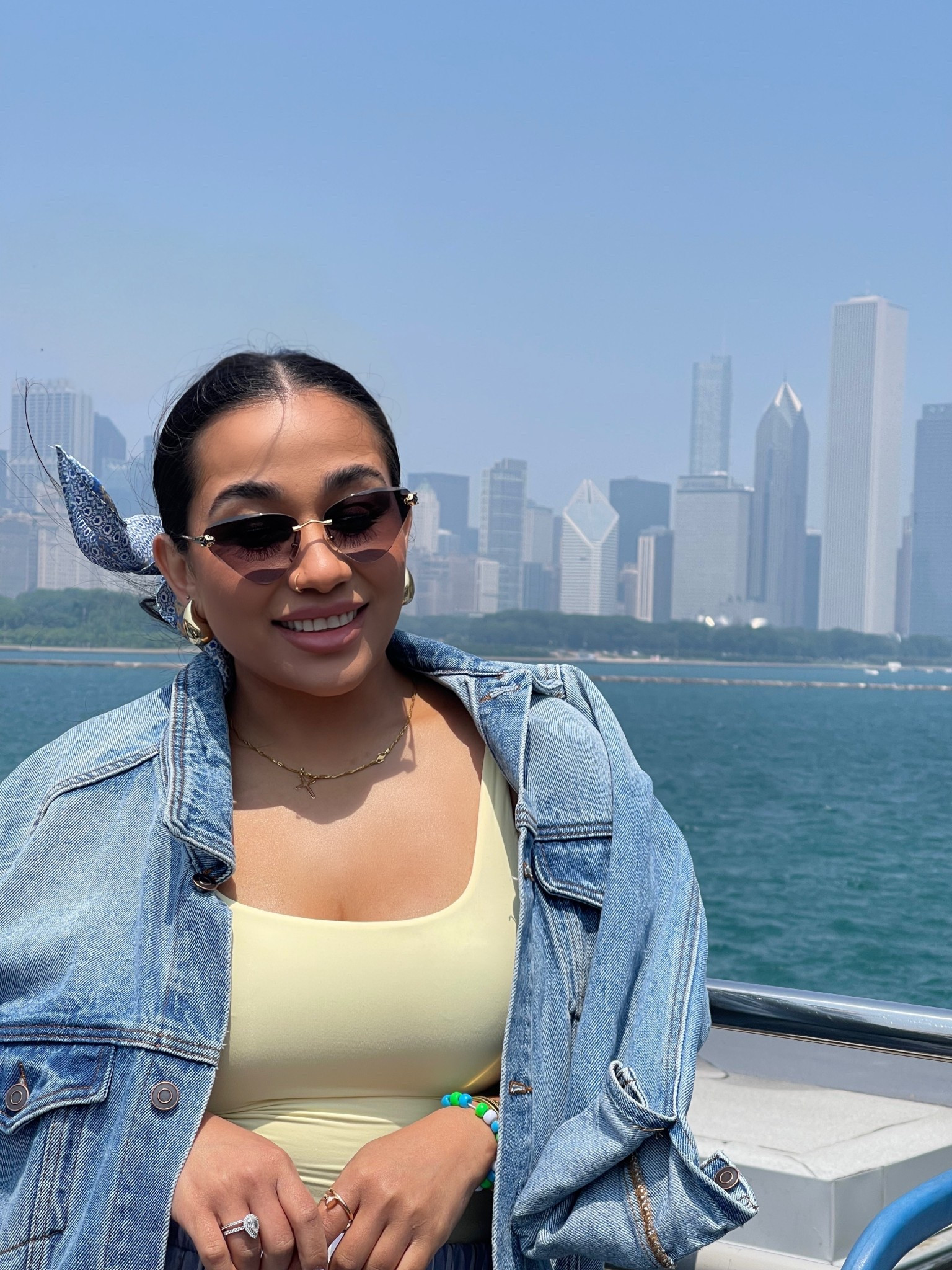 Summer outfit I am 5ft 125 lbs 
Bodysuit : small 
Jean jacket : M 


#LTKPetite #LTKStyleTip #LTKSummerEdit