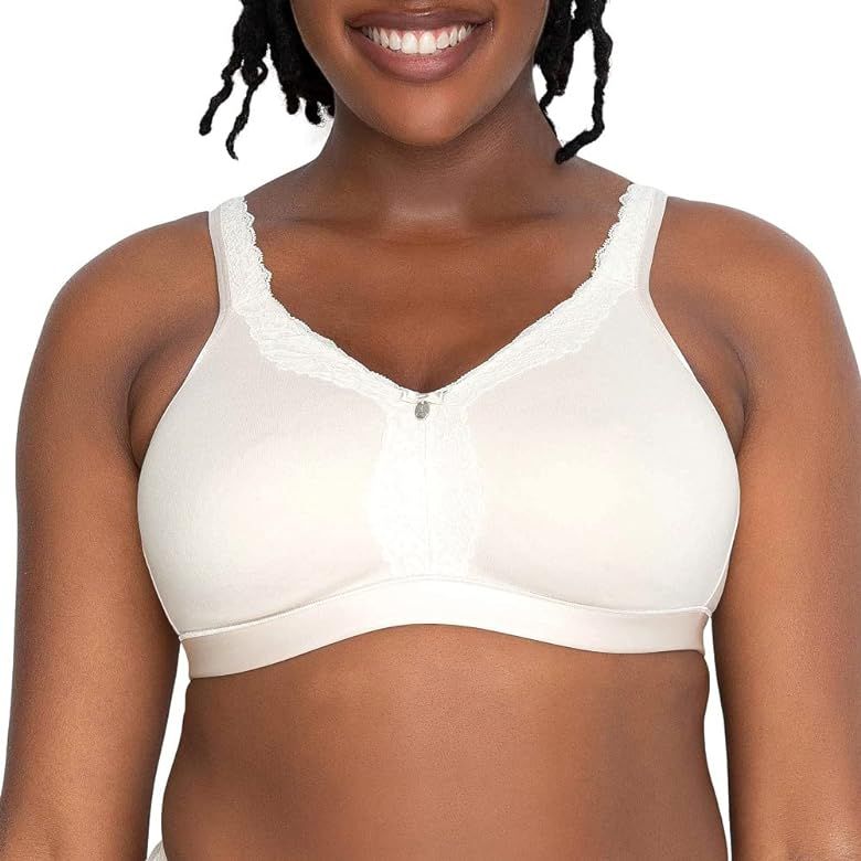 Curvy Couture Women's Plus Size Cotton Luxe Unlined Wire-Free Bra | Amazon (US)