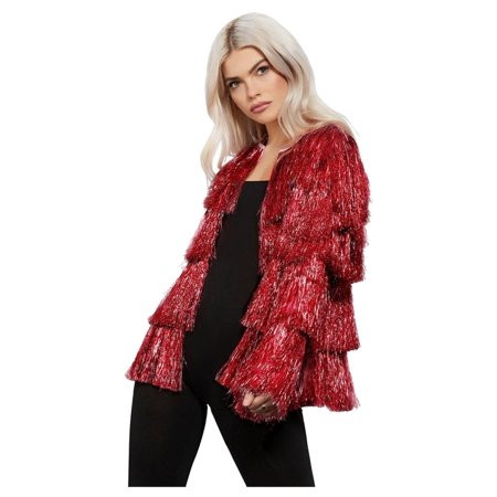 Fever Tinsel Festival Jacket Red | Walmart (US)