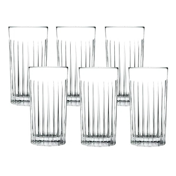 Timeless 14oz. Crystal Highball Glass Set | Wayfair North America