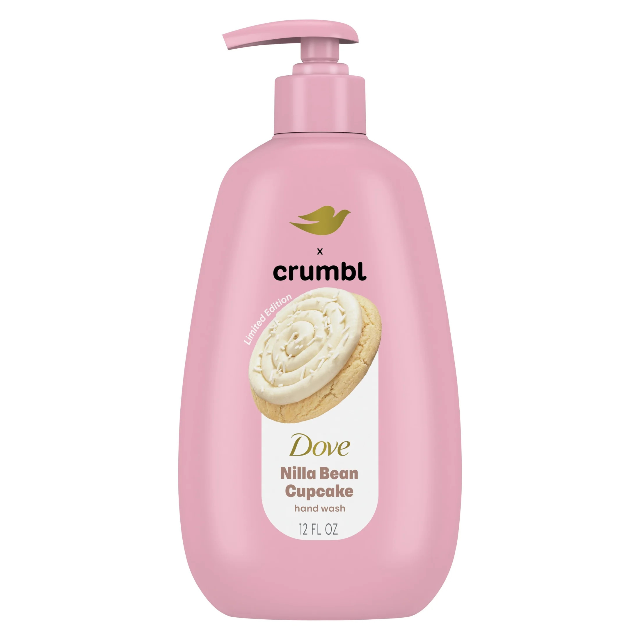 Dove Crumbl Moisturizing Liquid Hand Soap Nilla Bean Cupcake, 12 oz | Walmart (US)