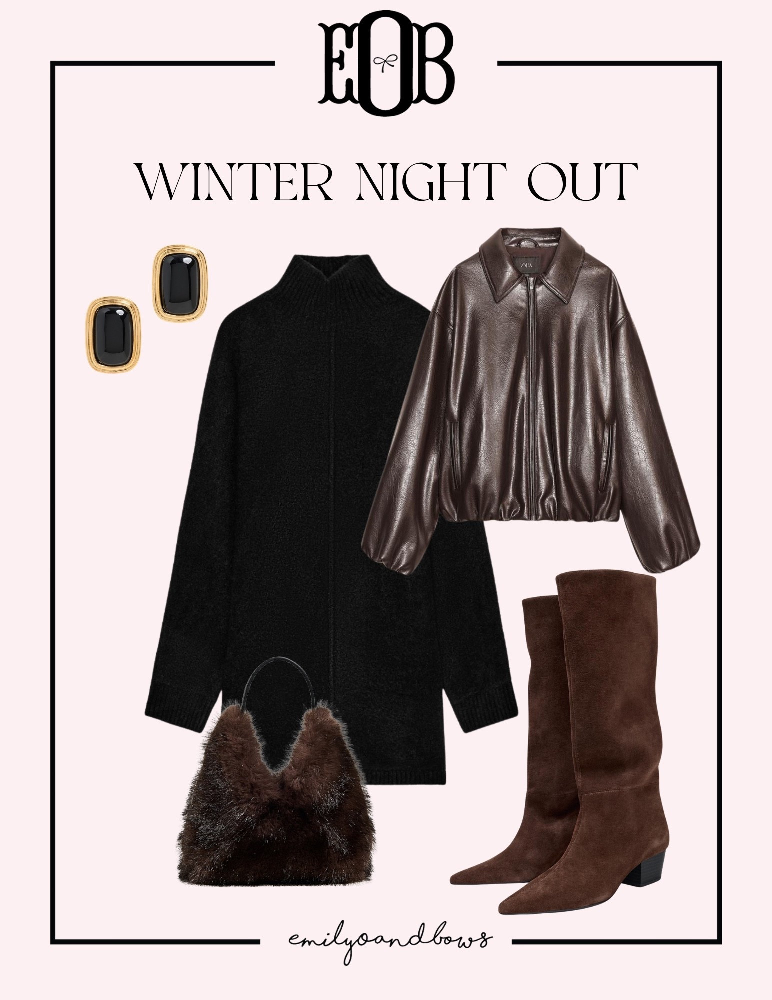 Winter night out look✨
