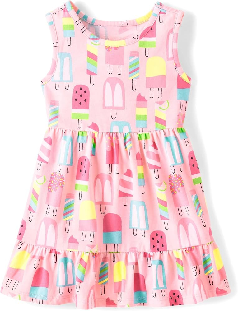 The Children's Place Baby Girls' and Toddler Sleveless Fashion Dress | Amazon (US)