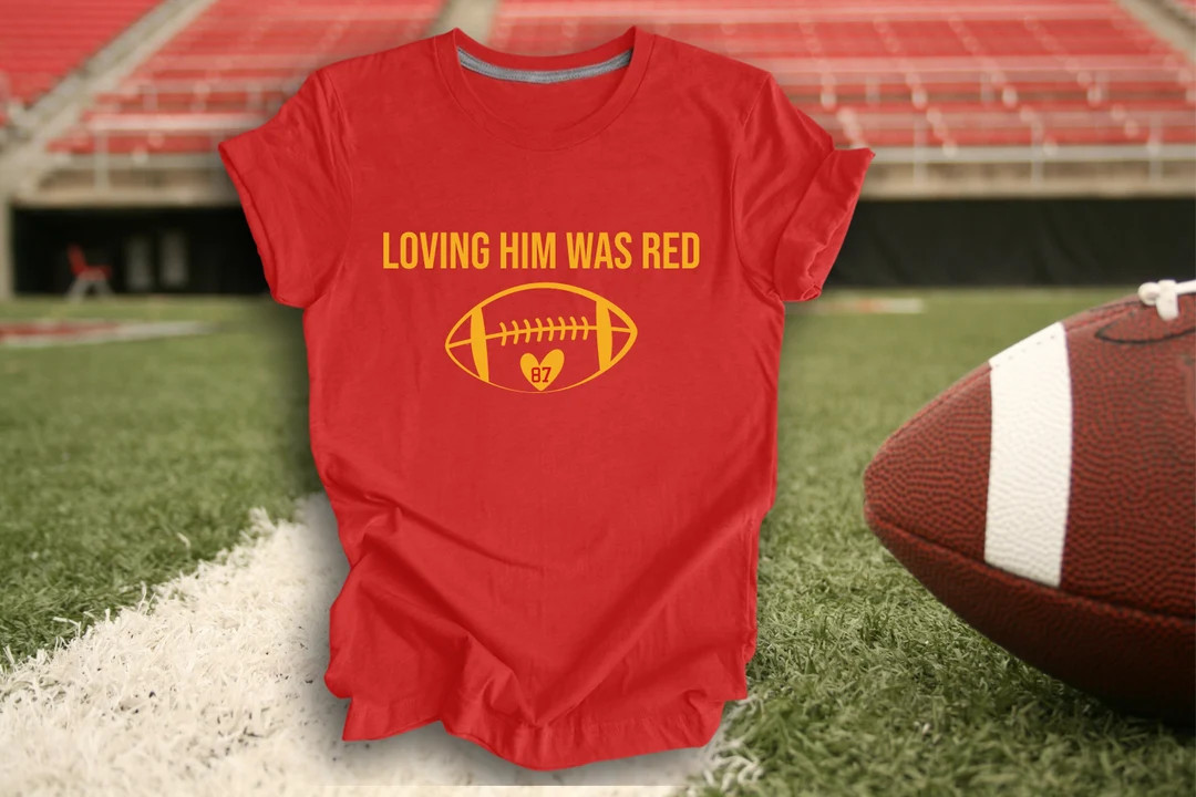 Travis Kelce Shirt Taylor Swift Loving Him Was Red Shirt - Etsy | Etsy (US)