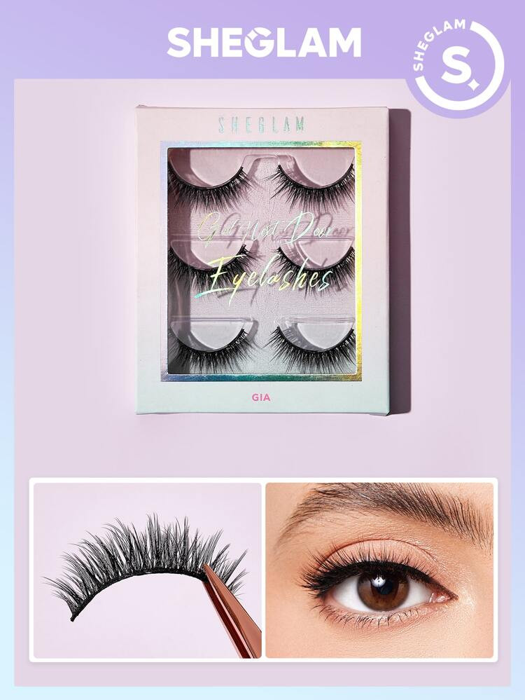 SHEGLAM Girl Next Door Natural False Eyelashes-Gia | SHEIN