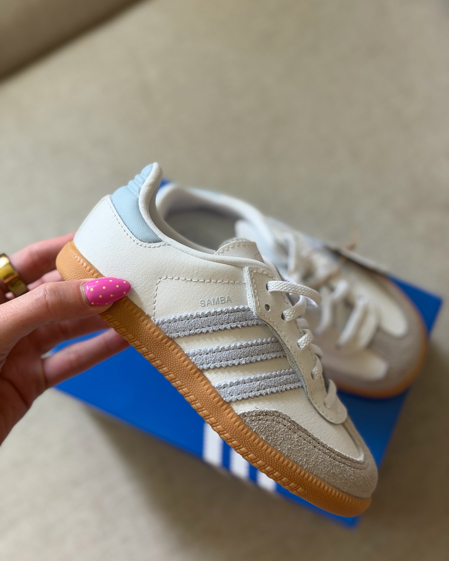 The sneakers I bought Ollie from the Nordstrom anniversary sale! Nearly 30% off and would have bought anyways. Love this colorway!!! He wears a size 10.

Nordstrom, adidas samba, school shoes, back to school, everyday sneakers

#LTKKids #LTKSaleAlert