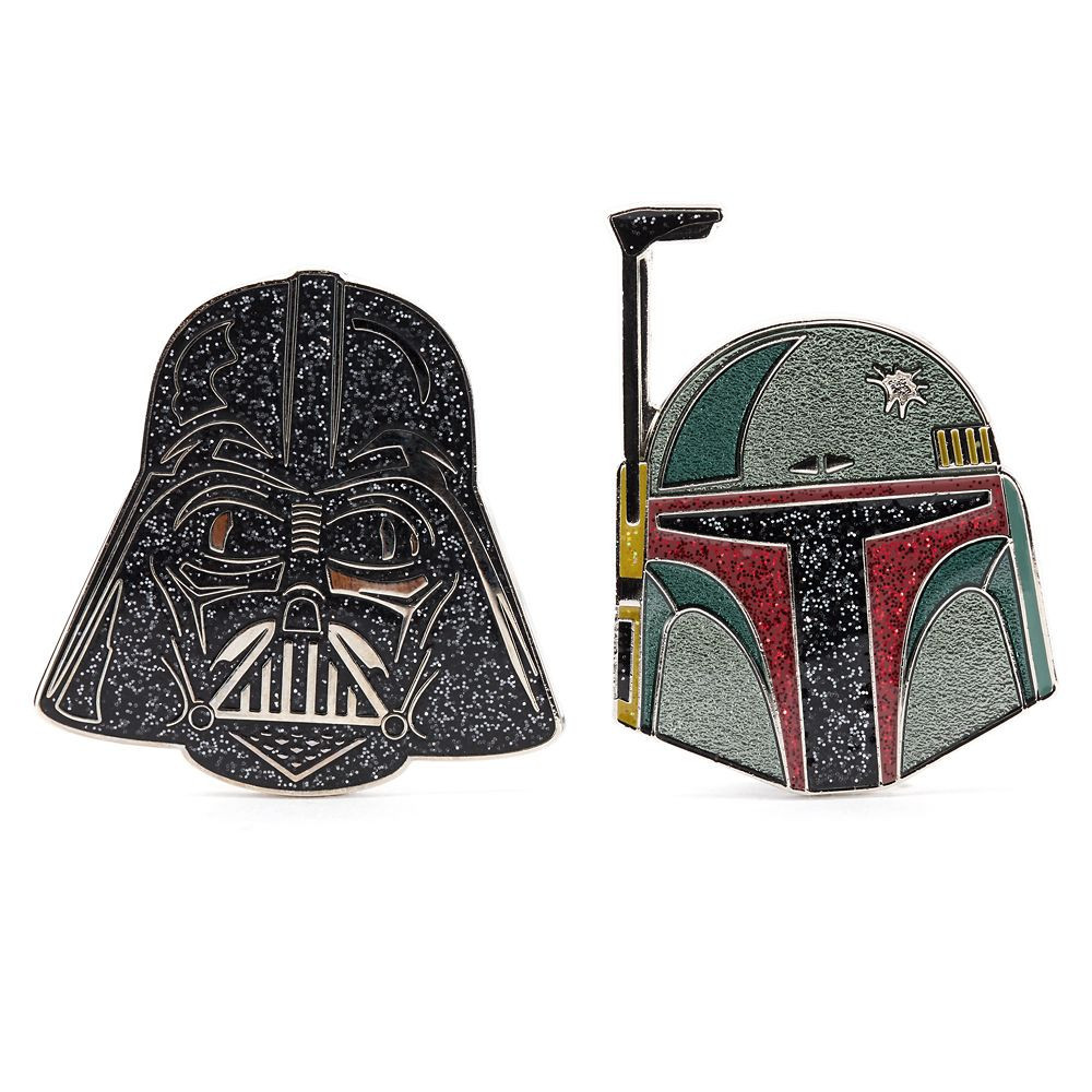 Darth Vader and Boba Fett Helmets Pin Set Star Wars Official shopDisney | Disney Store