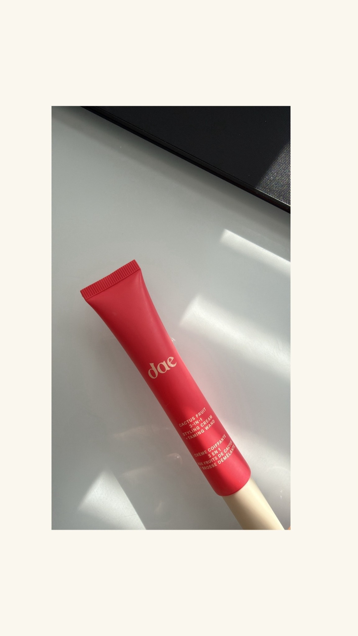 I love a classy slick back! And this product works the absolute best at keeping my flyaways tame through the entire day - even throughout my workouts. My daughters see me use it daily and now want to use it all the time too! Also, love the smell ✨ 