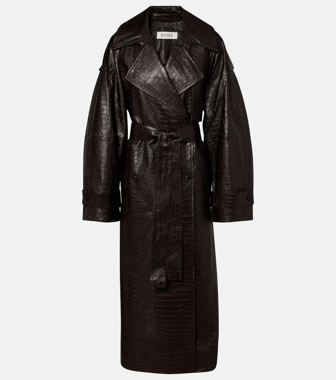 Trenchcoat aus Leder | Mytheresa (DACH)