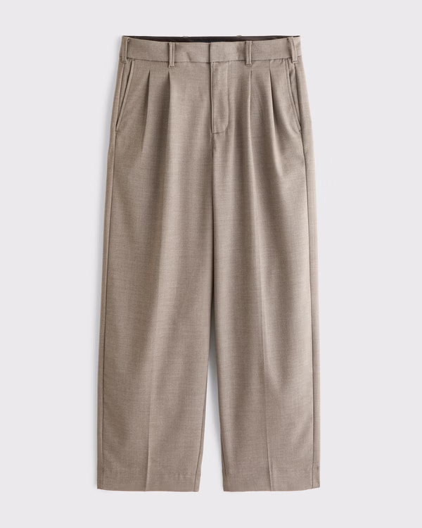 Pleated Baggy Trouser | Abercrombie & Fitch (US)