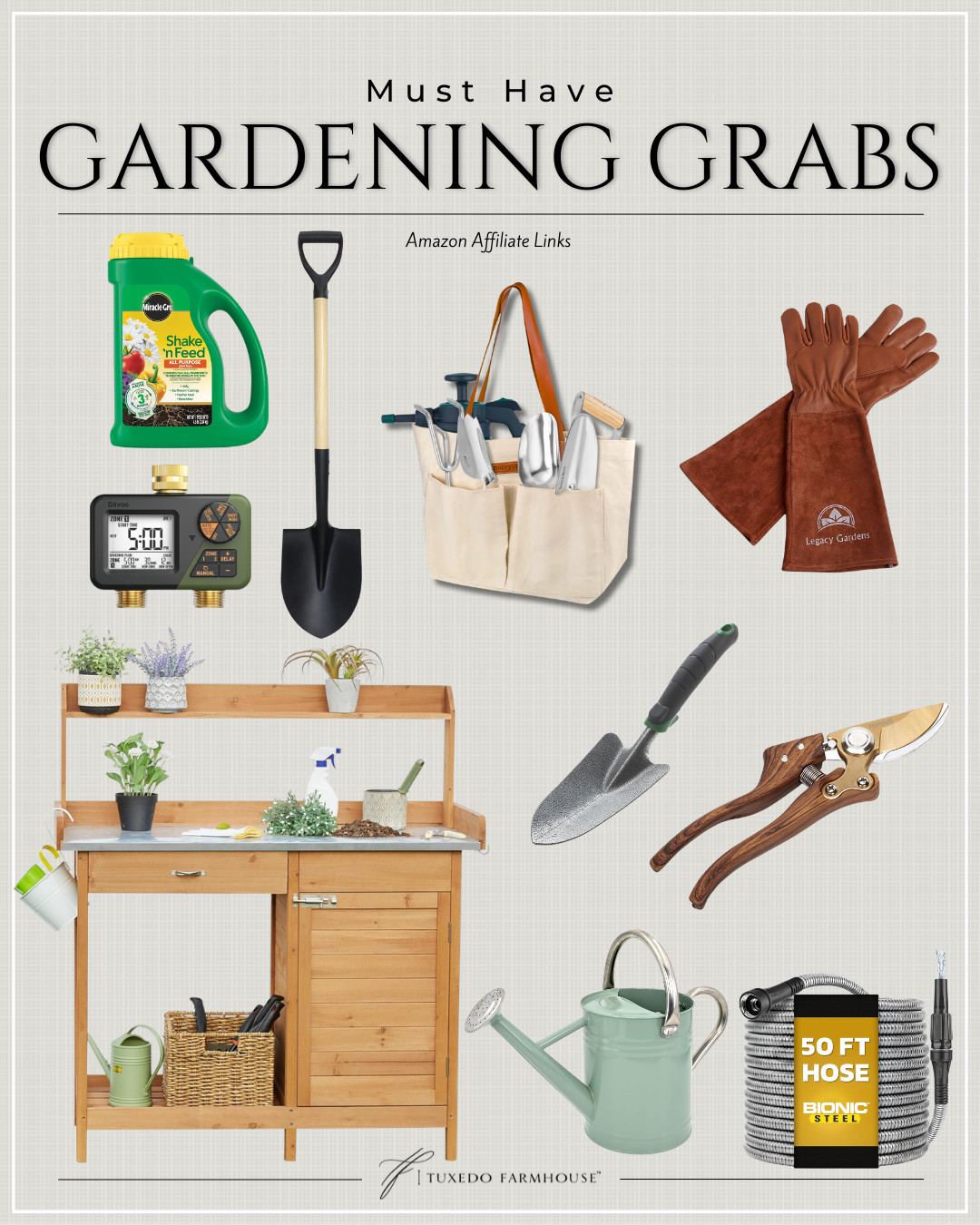 Must-have gardening grabs 🌿🤍
These are my go-to tools and essentials to make outdoor projects easier (and a little more fun).
Everything linked ✨ #LTKhome #gardenessentials #outdoorliving 

 #LTKSeasonal #LTKHome #LTKSaleAlert