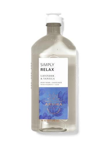 Bath & Body Works Aromatherapy Sleep - Lavender + Vanilla Body Wash & Foam Bath, 10 Fl Oz | Amazon (US)