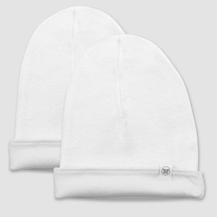 Honest Baby 2pk Organic Cotton Reversible Hat | Target