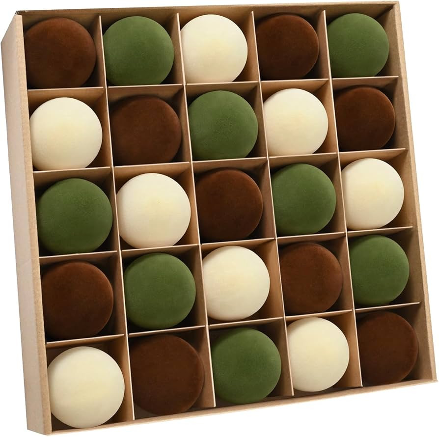 25Pcs Velvet Ornaments for Christmas Tree, 2.36 Inch Velvet Christmas Ornaments Balls, Shatterpro... | Amazon (US)