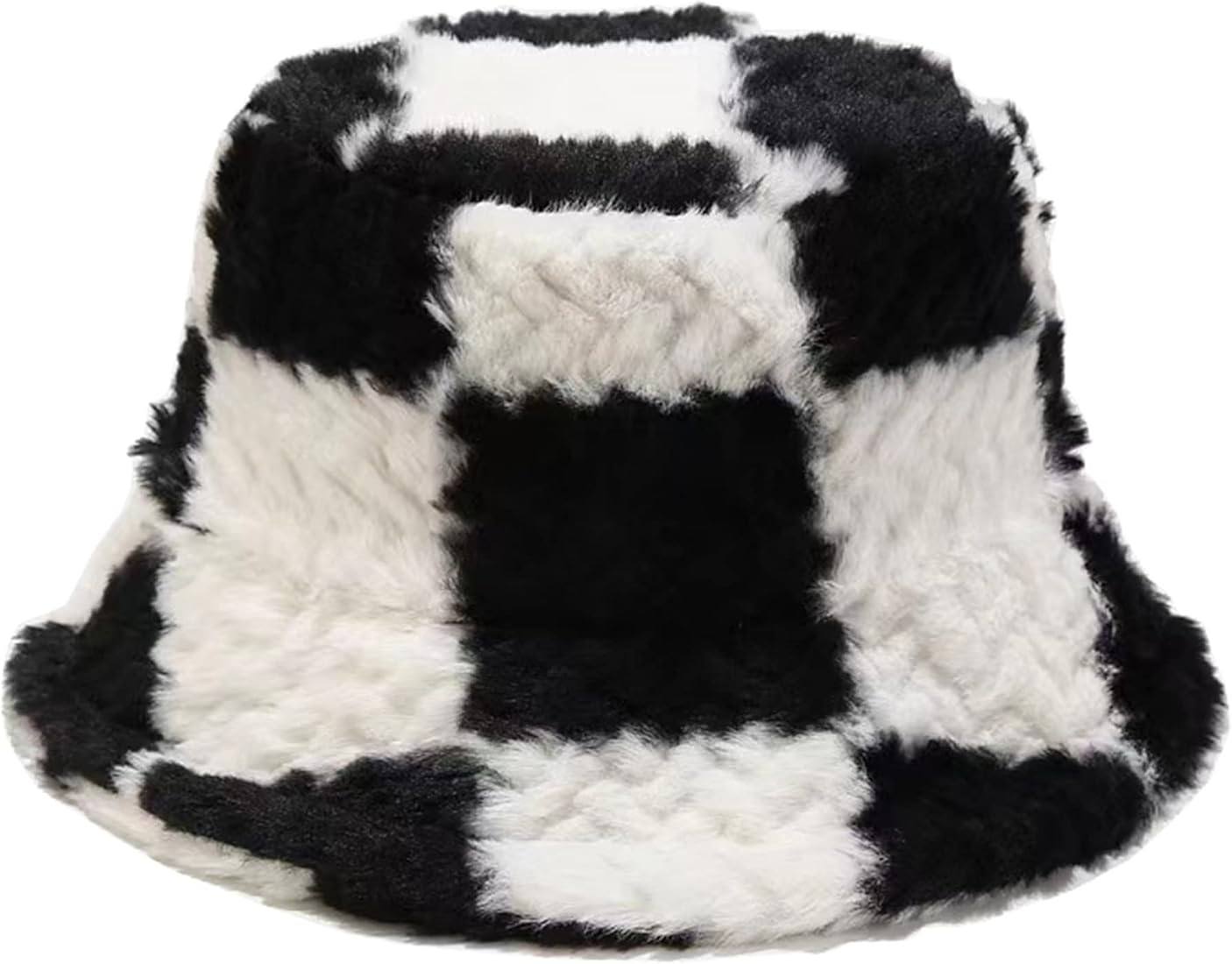 Dirholl Women's Winter Faux Fur Fuzzy Warm Bucket Hat | Amazon (US)