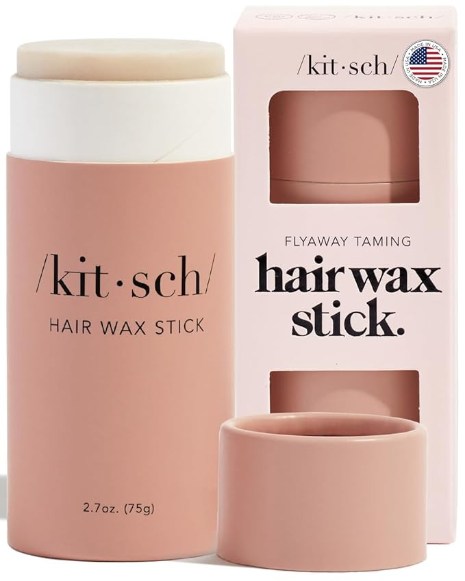 Kitsch Hair Wax Stick for Women & Men - Hair Slick Back Stick, Anti-Frizz and Fly Away Hair Tamer... | Amazon (US)