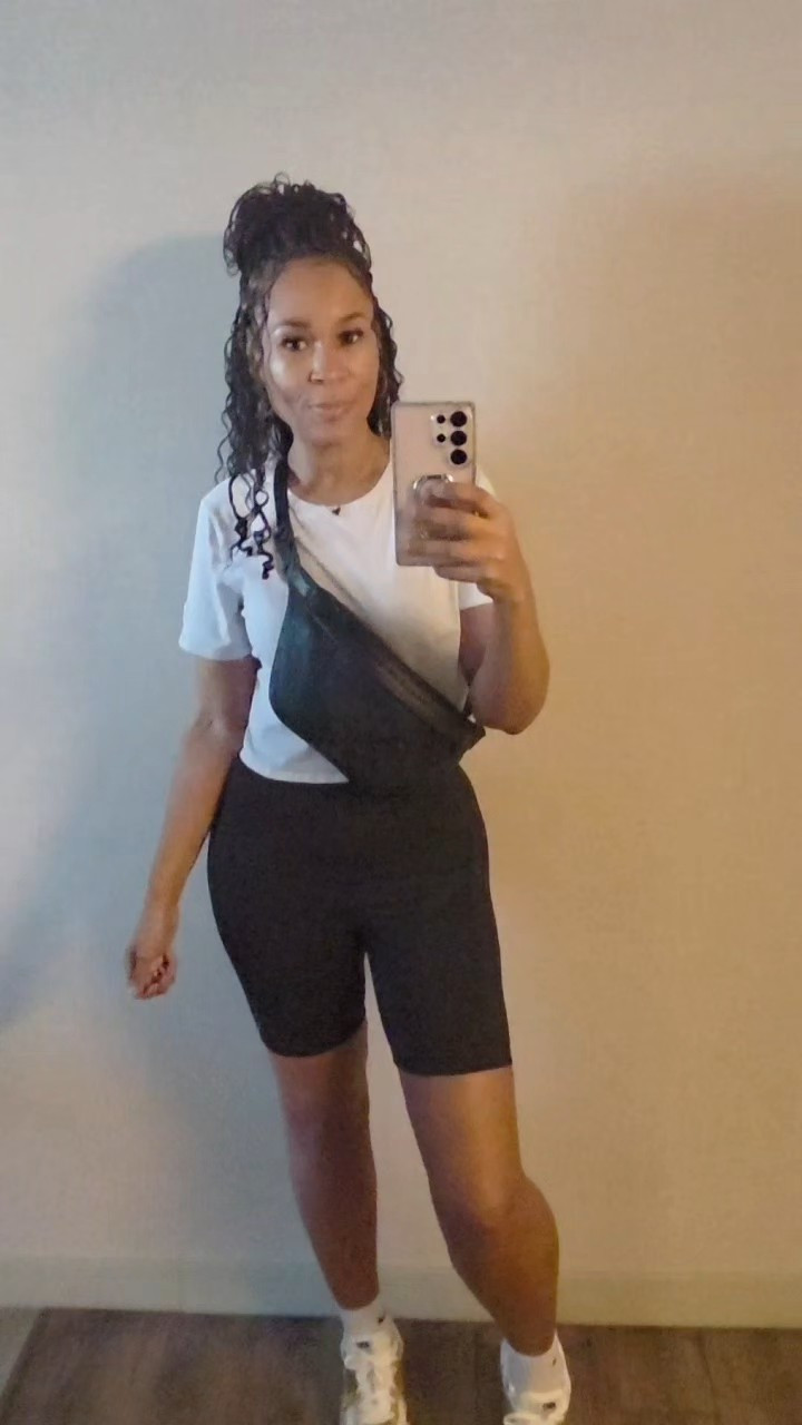 It hot in Texas but @Walmart came through yall. My kid insisted on wearing that after telling me she actually packed for Texas weather lol.  Letting her be but I'm cool and cute. 🤣

#LTKKids #LTKootd