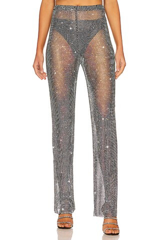 Santa Brands Rhinestone Pant in Black from Revolve.com | Revolve Clothing (Global)