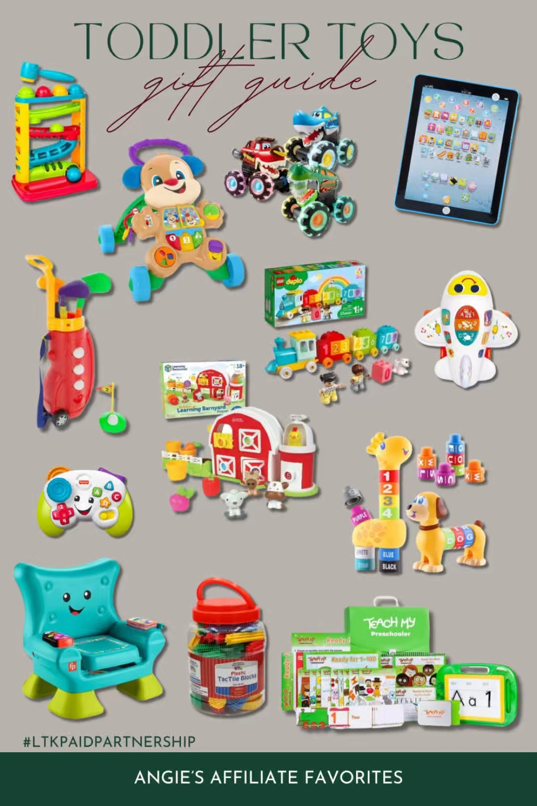 Looking for toddler toys for Christmas? Here are some suggestions! #paidpartner #toddlertoys #toysfortoddlers #toys

#LTKGiftGuide #LTKHoliday #LTKKids