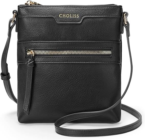 CHOLISS Crossbody Bags for Women, Leather Purses for Women, Travel Cross Body Bag | Amazon (US)