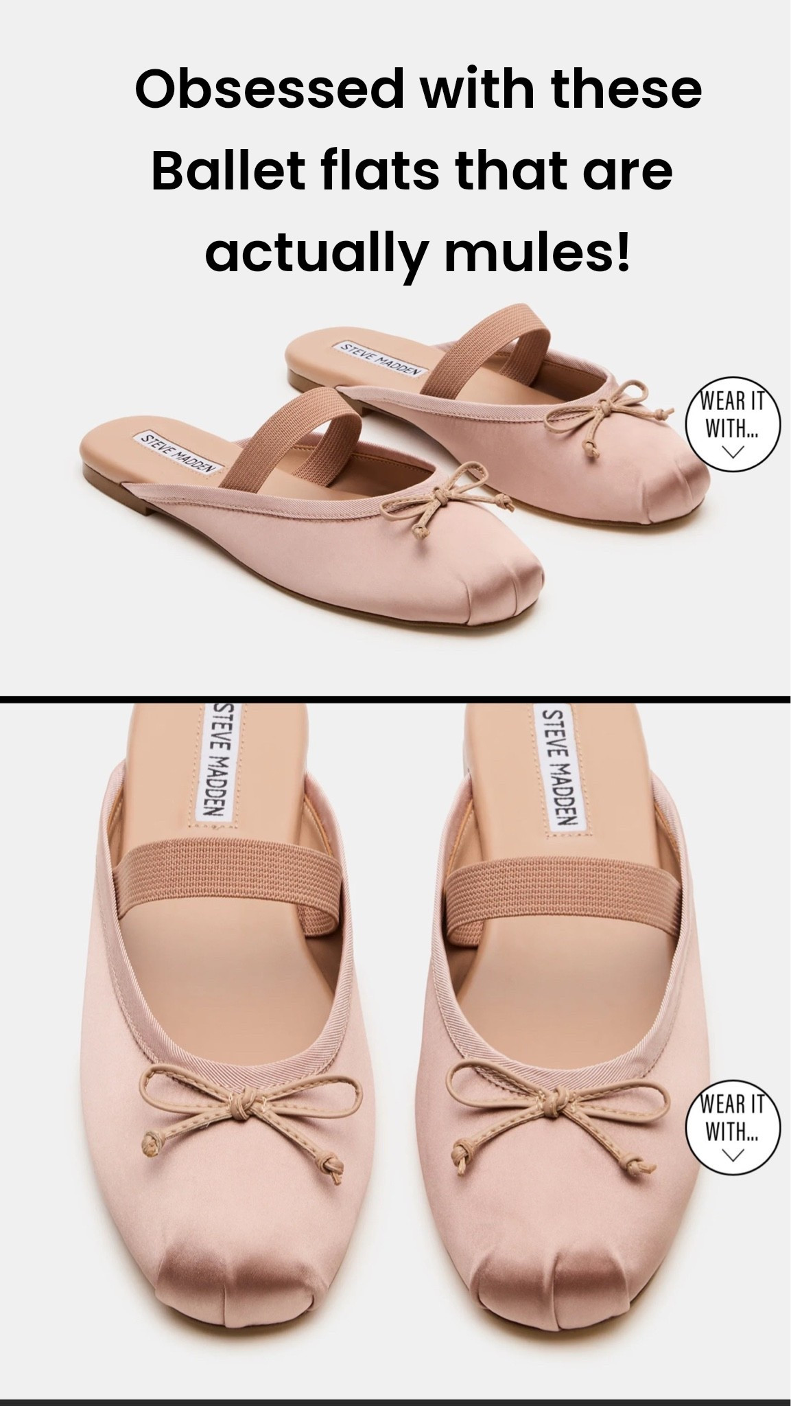 Such a cute and feminine shoe that fan dress up any outfit! Also comes in black leather and a rhinestone style!

Steve madden ballet flat mules // steve madden mules

#LTKSaleAlert #LTKSeasonal #LTKgrwm