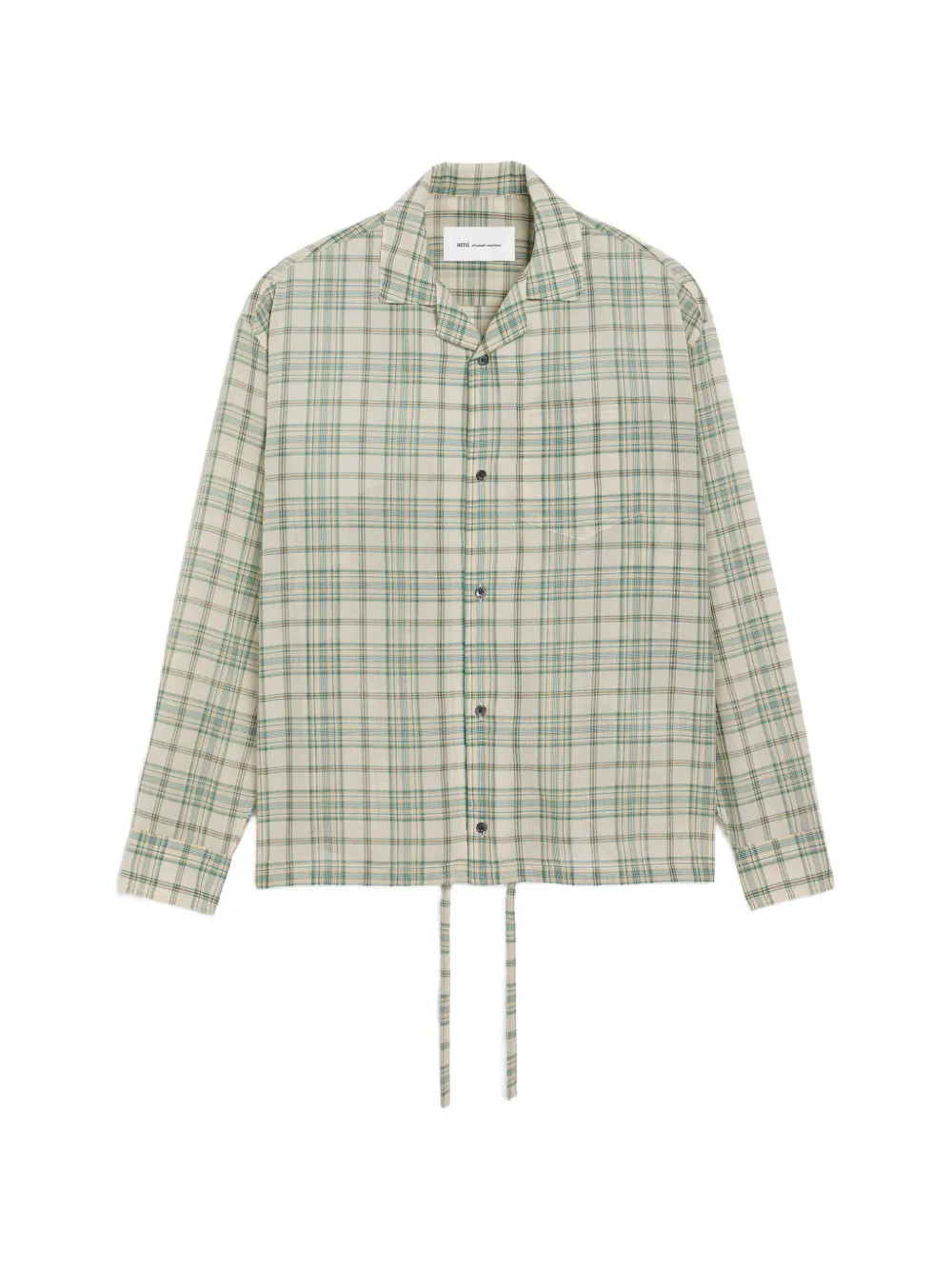 boxy cotton checkered shirt | Farfetch Global
