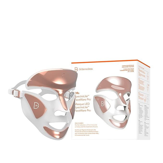Dr. Dennis Gross DRx SpectraLite Dpl FaceWare Pro: Smooths Full Face Fine Lines and Wrinkles, Fir... | Amazon (US)