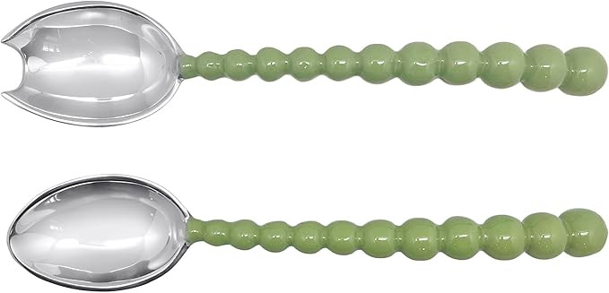 MARIPOSA Pearled Large Green Salad Servers - #3719G | Amazon (US)